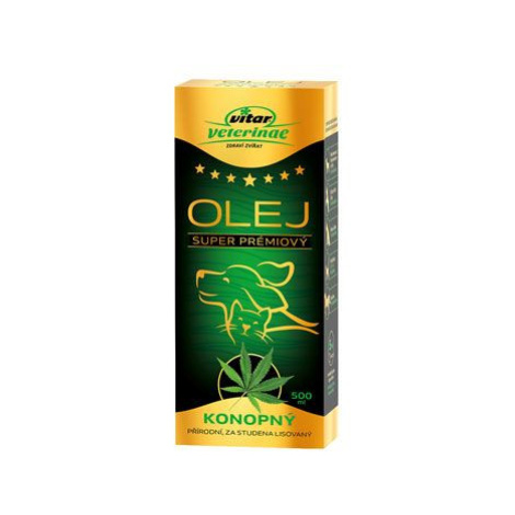 VITAR Veterinae Konopný olej 500ml Vitar Veteriane