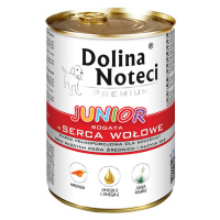 Dolina Noteci Premium Junior 24 x 400 g - hovězí srdce