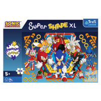 TREFL -  Puzzle 104 XL Super Shape - Sonicův svět / SEGA Sonic The Hedgehog FSC Mix 70%