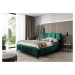 Artelta Manželská postel MIST | 140 x 200 cm barevné provedení: Matt Velvet 100