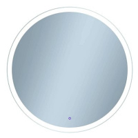 Nemlžící koupelnové zrcadlo kulaté s LED osvětlením 60×60 cm KZ3