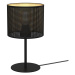Stolní lampa LOFT SHADE 1xE27/60W/230V pr. 18 cm černá/zlatá