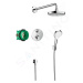 HANSGROHE Croma Select S Sprchový set 180 s termostatem Ecostat S, 2 proudy, chrom 27295000