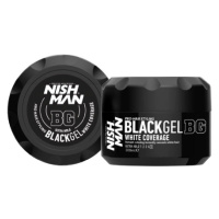 Nishman Black Gel (White Coverage) - černý gel na vlasy, 300 ml