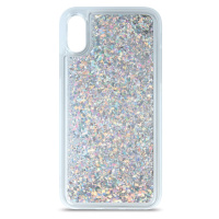 Pouzdro silikon Xiaomi Redmi 10C Glitter Liquid Sparkle TPU stříbrné