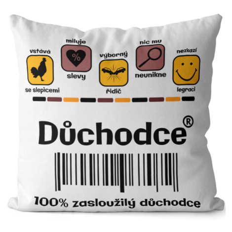 Polštář - 100% důchodce