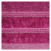 Bavlněná froté osuška s proužky OLA 70x140 cm, tmavě růžová, 500 gr Mybesthome
