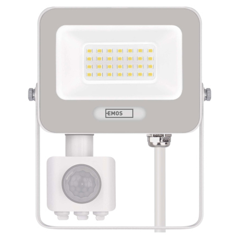 EMOS GLARO s pohybovým čidlem, 20 W, bílý, IP54, 2000 lm, neutrální bílá
