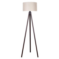 - Stojací lampa 1xE27/60W/230V pr. 44 cm krémová/wenge