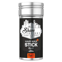 The Shave Factory Hair Wax Stick Clay ●●●●● - vosk/hlína v tyčince - silná fixace, 75 g