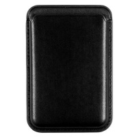 AlzaGuard PU Leather Card Wallet Compatible with Magsafe černá