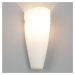 Lindby Skleněná nástěnná lampa Hermine, bílá