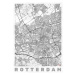 Mapa Rotterdam, Hubert Roguski, 30 × 40 cm