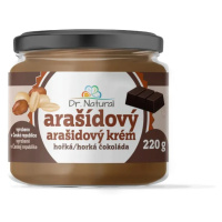 Dr.Natural Arašídový krém s hořkou čokoládou 220g