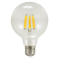 LED žárovka LED E27 G95 7,5W = 75W 1055lm 3000K Teplá 360° Filament  GOLDLUX (Polux)