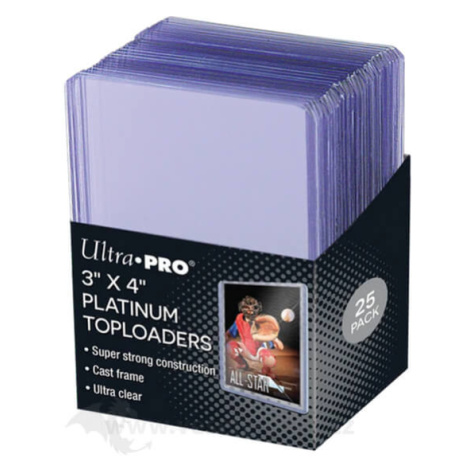 Toploader 3x4 UltraPro Ultra Clear Platinum - 25 ks
