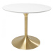 KARE Design Kulatý jídelní stůl Invitation - bílý, Ø90cm