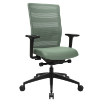 Topstar Kancelářská otočná židle SITNESS AirWork, 3D-Sitness technologie pohybu, mátová zelená