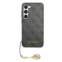 Guess hard silikonové pouzdro Samsung Galaxy S24 5G black 4G Charms Collection