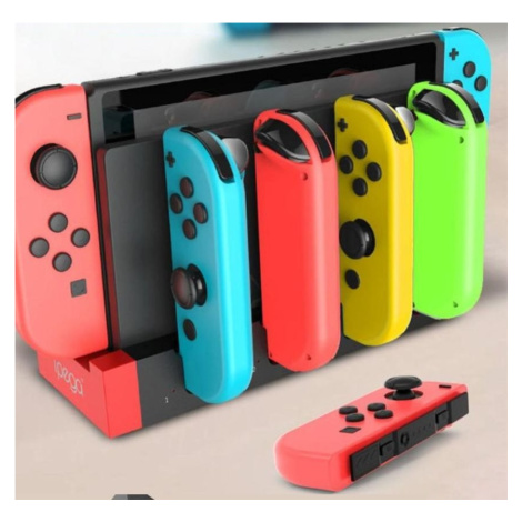 Nabíjecí stanice iPega 9186 pro N-Switch a Joy-con černá/červená