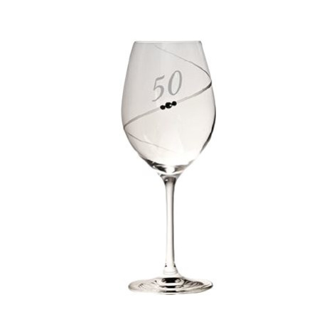 B.BOHEMIAN Jubilejní sklenička na víno "50" 470 ml COSMIC 1 ks