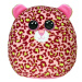 Ty Squish-a-Boos LAINEY, 22 cm - pink leopard (1)