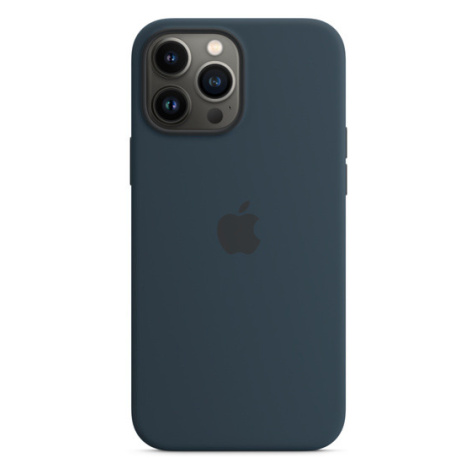 Silikonový kryt MagSafe pro Apple iPhone 13 Pro Max, hlubomořsky modrá