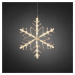 Exihand Sněhová vločka 4440-103, 24 LED teplá bílá, průměr 40 cm