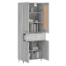 vidaXL Skříň highboard šedá sonoma 69,5 x 34 x 180 cm kompozitní dřevo