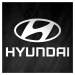 Dřevěné logo auta na zeď - Hyundai