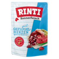 RINTI Kennerfleisch Pouches 10 x 400 g - drůbeží srdíčka