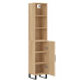 vidaXL Skříň highboard dub sonoma 34,5 x 34 x 180 cm kompozitní dřevo