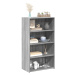 vidaXL Skříň highboard šedá sonoma 70 x 41 x 124 cm kompozitní dřevo