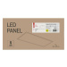 EMOS LED panel 30×60, vestavný bílý, 18W neutrální bílá 1541181200