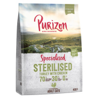 Purizon granule 400 g - 15 % sleva - Sterilised Adult krůta & kuře - bezobilné