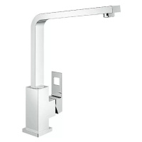 Dřezová páková baterie Grohe Eurocube / rozsah otáčení 360° / výška 30 cm / L výtok / keramická 