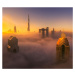 Fotografie Dubai foggy sunrise in the city A738873, Joana Duenas, 40 × 35.2 cm