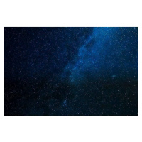 Fotografie Starry night with the Milky Way Galaxy, Arctic-Images, (40 x 26.7 cm)