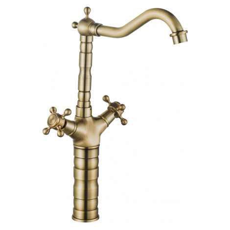 REA Kuchyňská Umyvadlová baterie Rustico antique gold (REA-B5521)