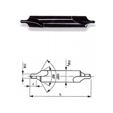 Vrták 02,00mm HSS středící 60° 221112