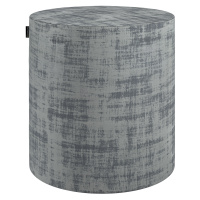 Dekoria Sedák Barrel- válec pevný,  d40cm, výška 40cm, šedavá beton, ø40 cm x 40 cm, Velvet, 704