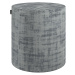 Dekoria Sedák Barrel- válec pevný,  d40cm, výška 40cm, šedavá beton, ø40 cm x 40 cm, Velvet, 704
