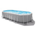 Zahradní bazén INTEX 26798 Prism Frame Oval 610 x 305 x 122 cm kartušová filtrace