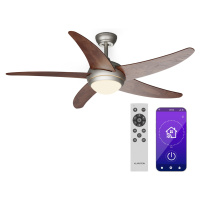 Klarstein Bolero 2 v 1 Smart, stropní ventilátor, Ø 132 cm, světlo 55 W, dálkové ovládání, ovlád