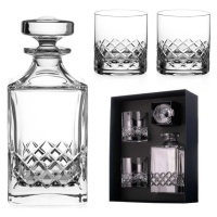 Diamante broušený whisky set Grosvenor 1+2