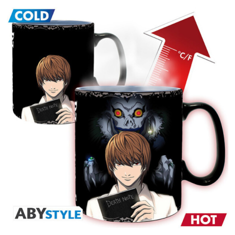 Hrnek Death Note - Kira & L (měnící se motiv) 460 ml Abysse