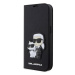 Karl Lagerfeld PU Saffiano Karl and Choupette NFT Book Pouzdro pro iPhone 14 Pro Black