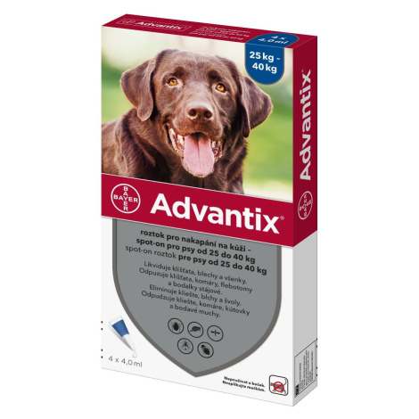 Advantix Antiparazitikum pro psy nad 25kg spot-on 1x4ml
