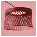 Foscarini Foscarini Twiggy Grid LED oblouková lampa, karmínově červená