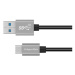 Kabel KRUGER & MATZ KM1263 Basic USB/USB-C 1m Black